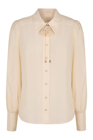 ZIMMERMANN Viscose Blend Blouson Top for Women - FW24