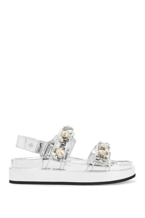 TORY BURCH Kira Sport Sandals with Crystals