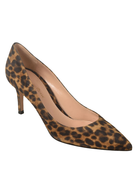 Gianvito Rossi Elegant Brown Heeled Shoes for Women