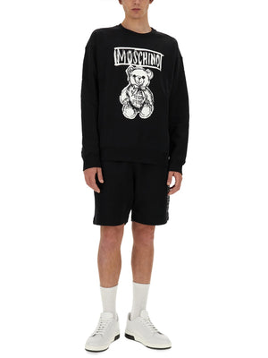 MOSCHINO COUTURE Cotton Logo Sweatshirt - Size L