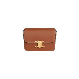 CELINE Teen Triomphe Handbag in Natural Calfskin