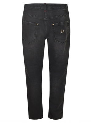 Philipp Plein Classic Black Trousers for the Modern Man