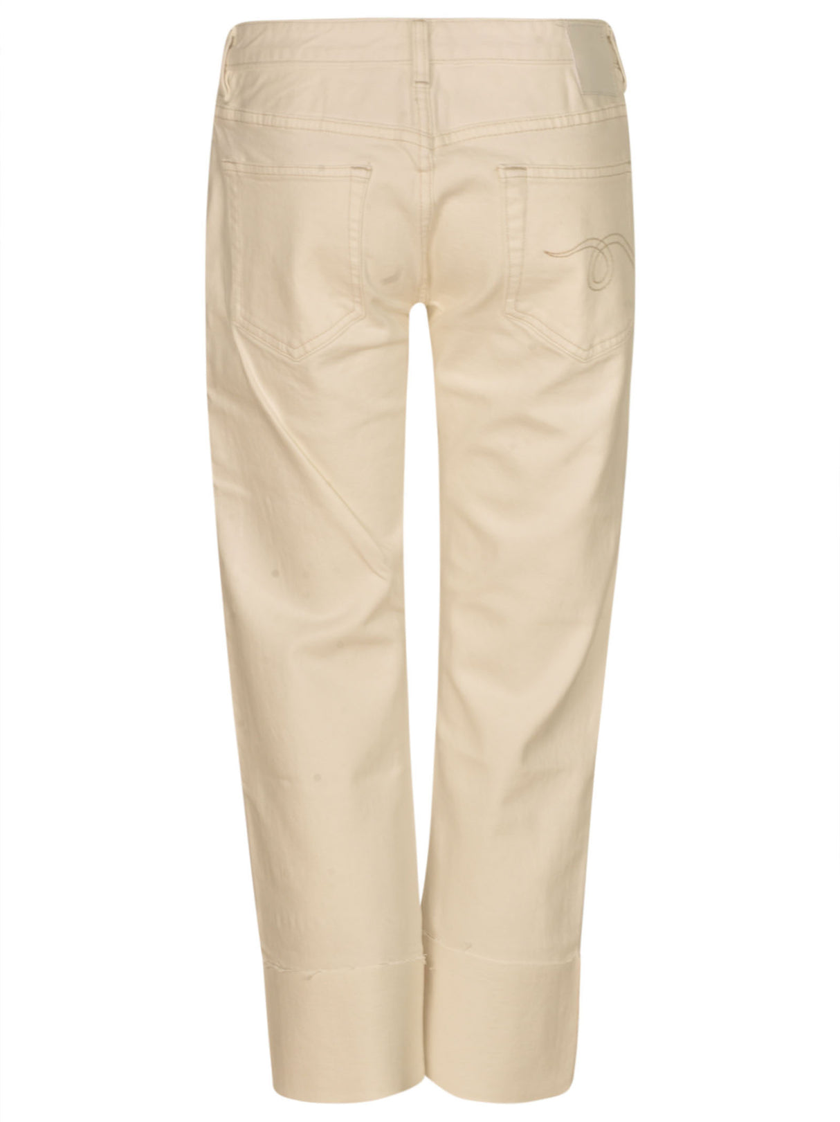 R13 Effortless White Trousers for Women