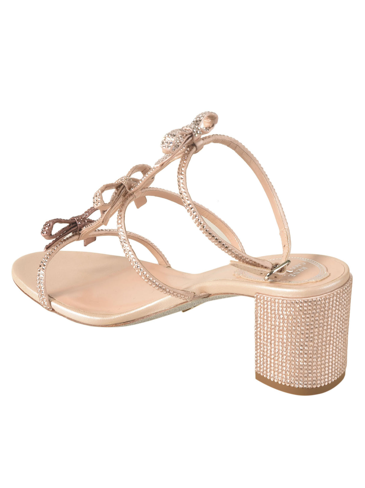 René Caovilla Elegant Nude Sandals for Women