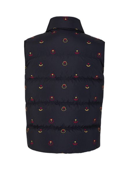 Mens Moncler Genius Henon Padded Vest in Navy for FW23