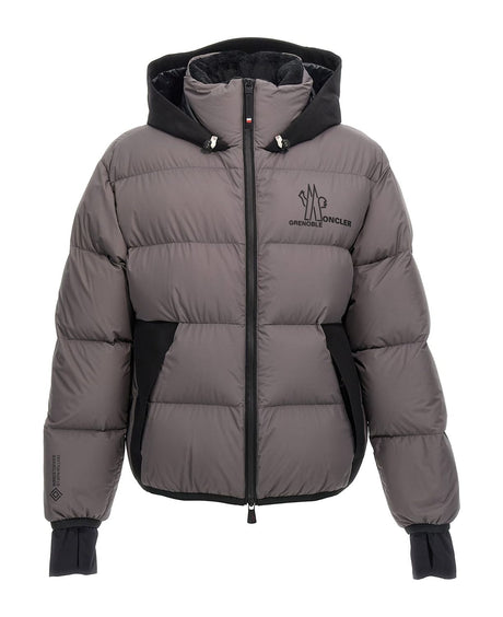 MONCLER Men's Mini Short Down Jacket - Outdoor Performance Ready