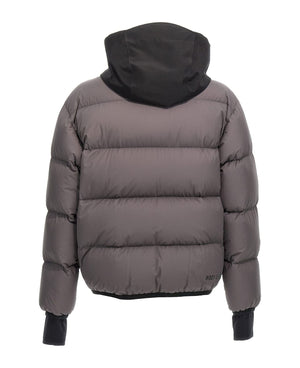 MONCLER Men's Mini Short Down Jacket - Outdoor Performance Ready