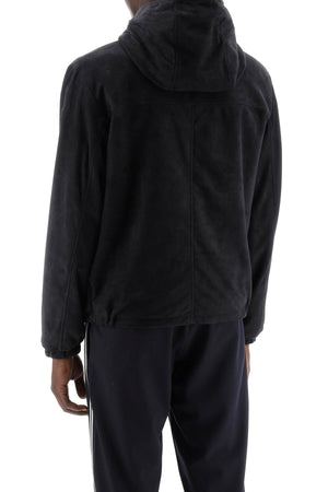 Reversible Suede and Rainwear Jacket for Men - Moncler Frejus SS24 Collection