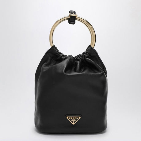 PRADA Chic Black Mini Bucket Handbag