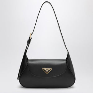 PRADA Mini Black Leather Shoulder Handbag