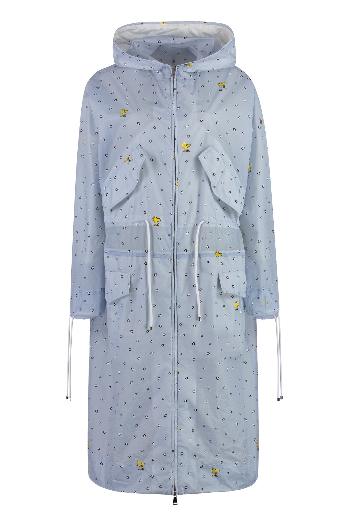 MONCLER Peanuts Print Hooded Raincoat for Women