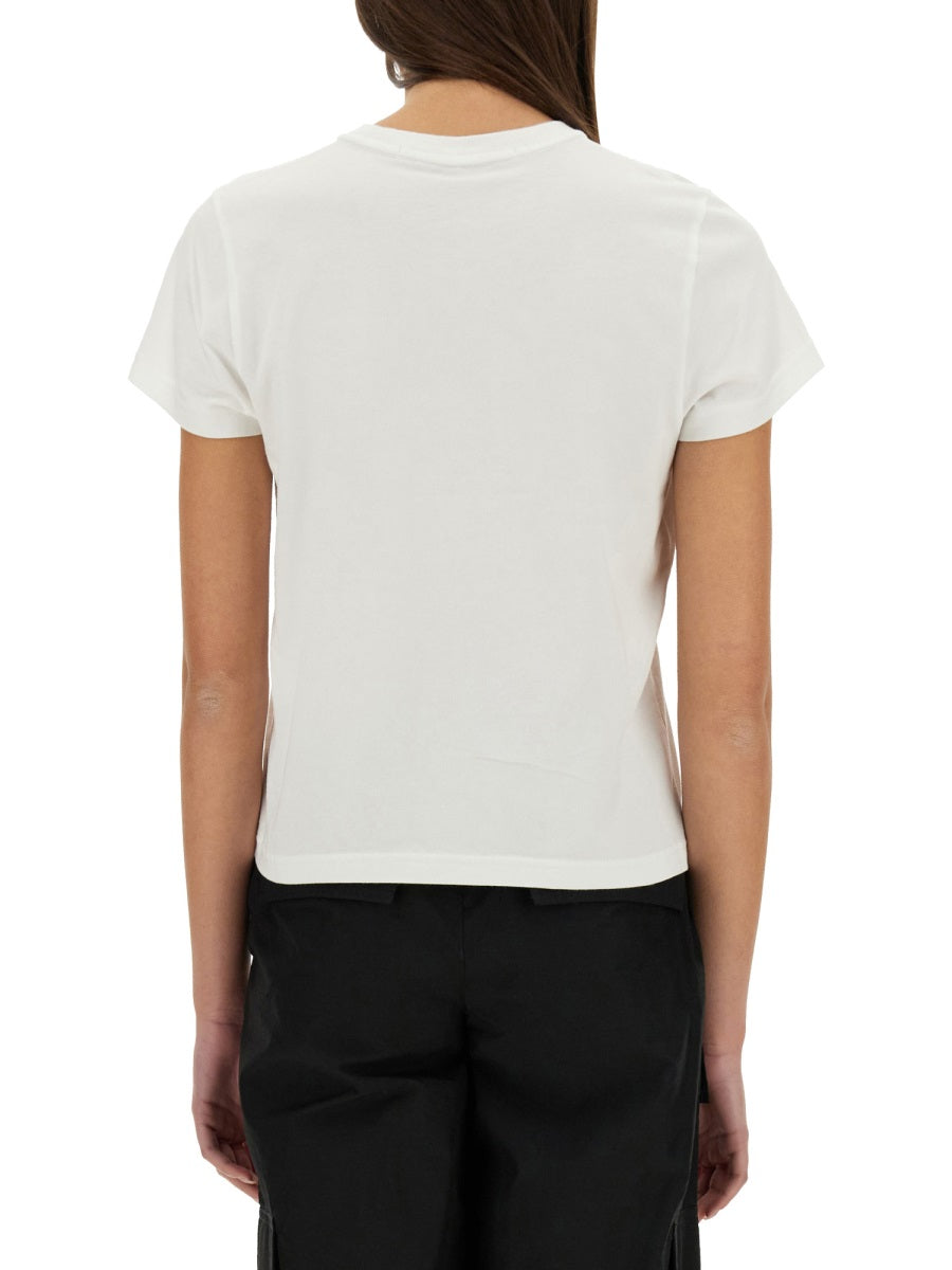 ALEXANDER WANG Embossed Logo T-Shirt - Size S