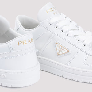 PRADA Elegant Calfskin Lace-Up Sneakers