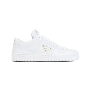 PRADA Elegant Calfskin Lace-Up Sneakers