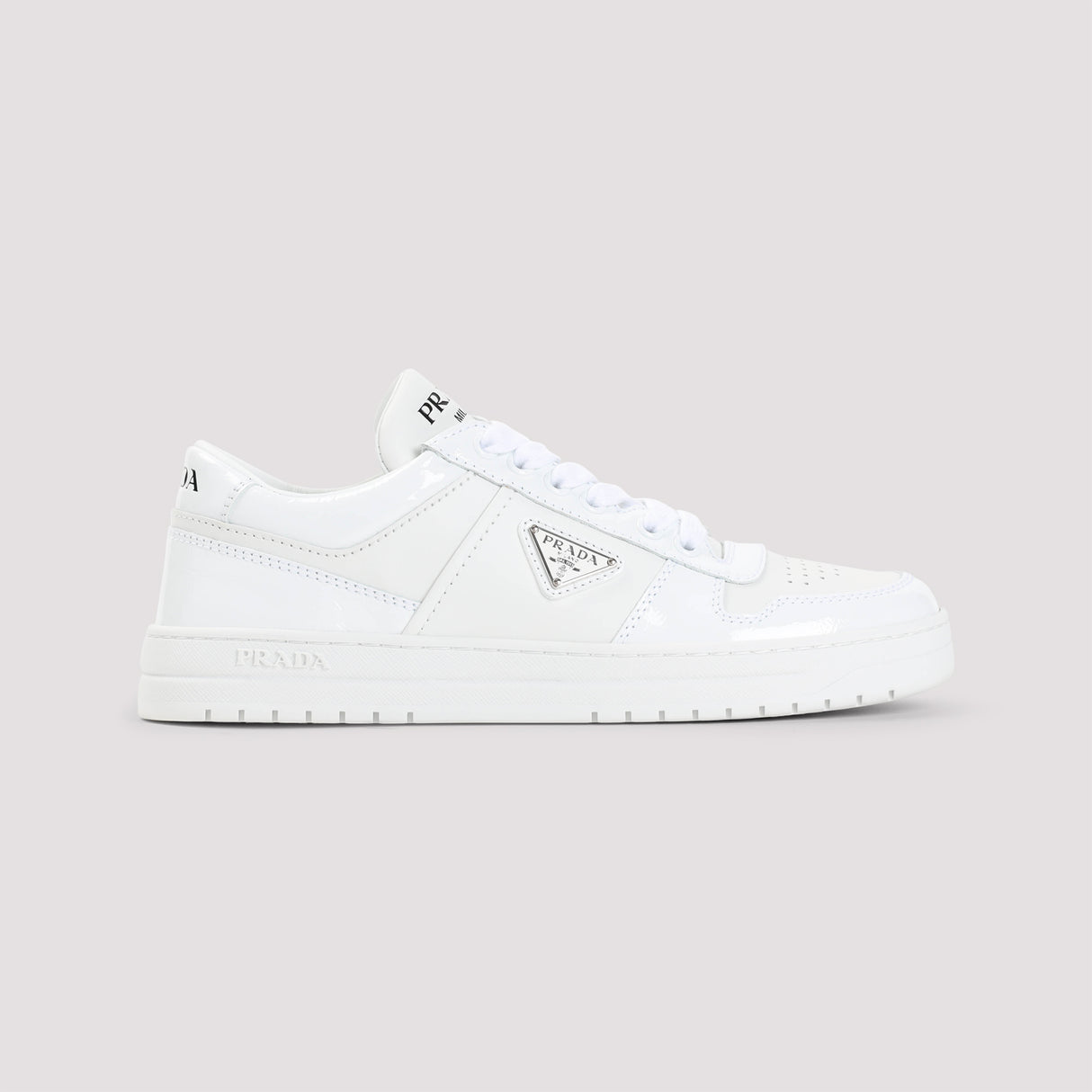 PRADA Downtown Leather Sneakers for Women