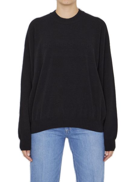 ALEXANDER WANG Oversized Logo Sweatshirt