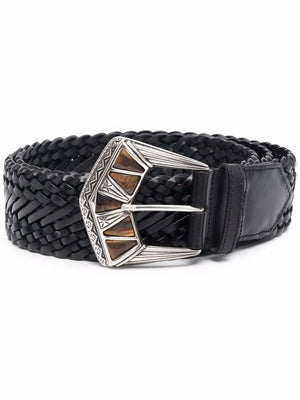 ETRO Multicolor Embossed Buckle Belt for Women