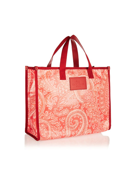 ETRO Paisley Print Tote Handbag - 42x35x17 CM