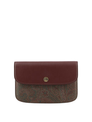 ETRO Paisley Bordeaux Document Case for Women