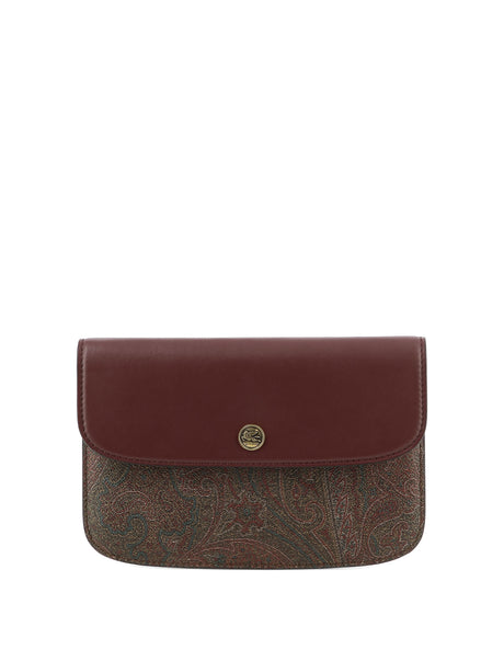 ETRO Paisley Bordeaux Document Case for Women