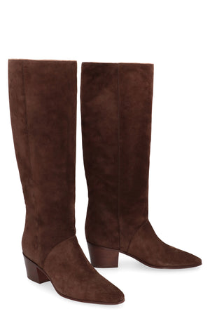 CASADEI Suede Knee High Boots for Women