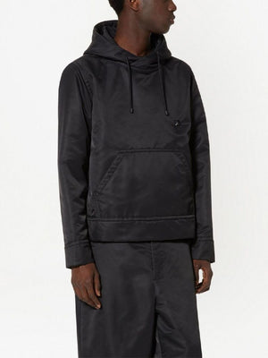 VALENTINO Men's Black FW22 Sweatshirt with Hood