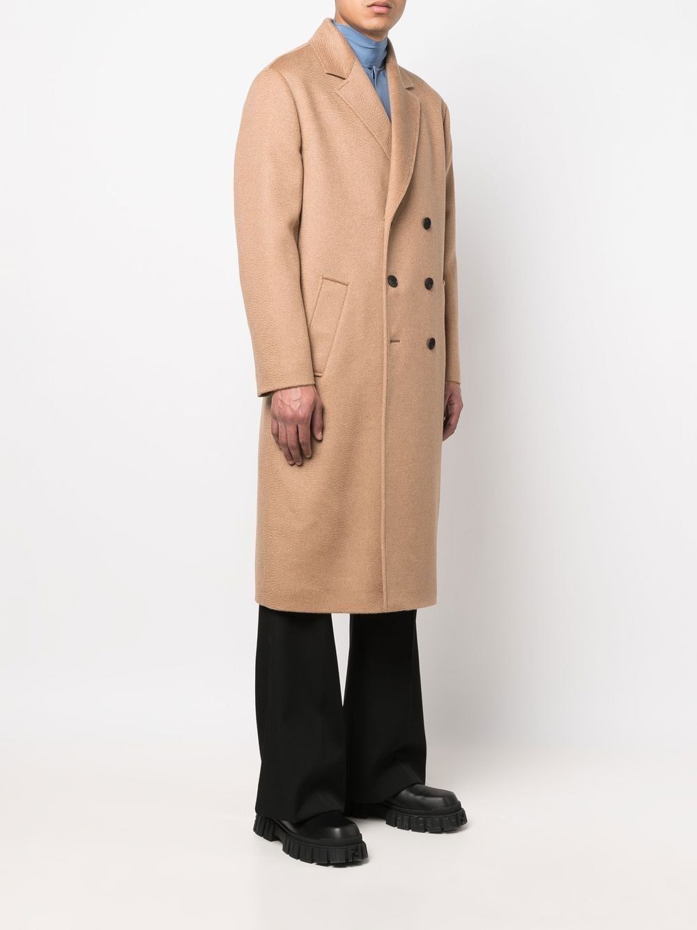 VALENTINO Luxurious FW22 Men's Camel Wool Jacket