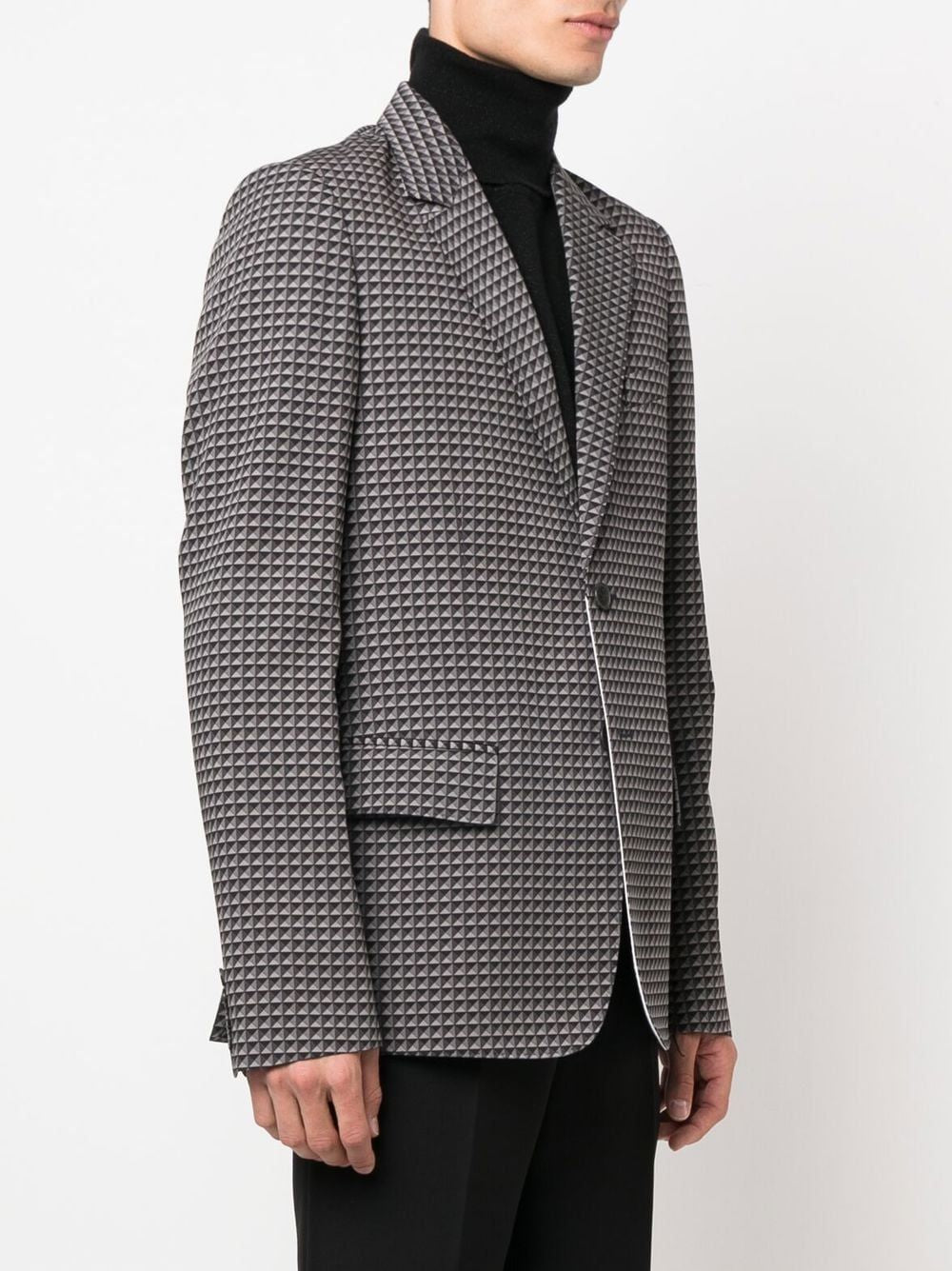 VALENTINO Men's Studded Wool Jacket for Fall/Winter 2022