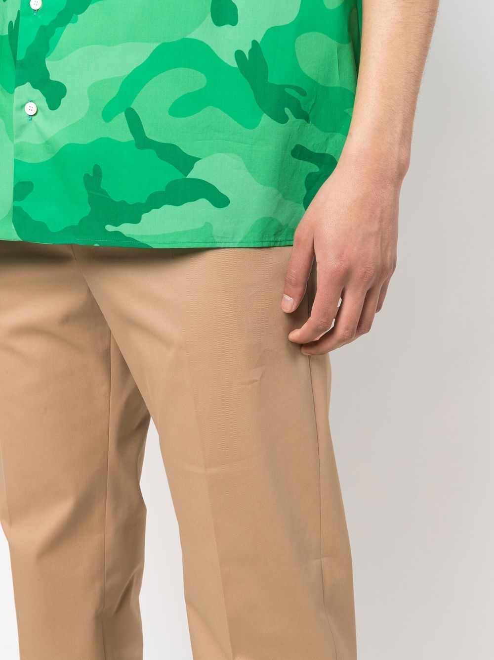 VALENTINO Men's Beige Trousers for FW22