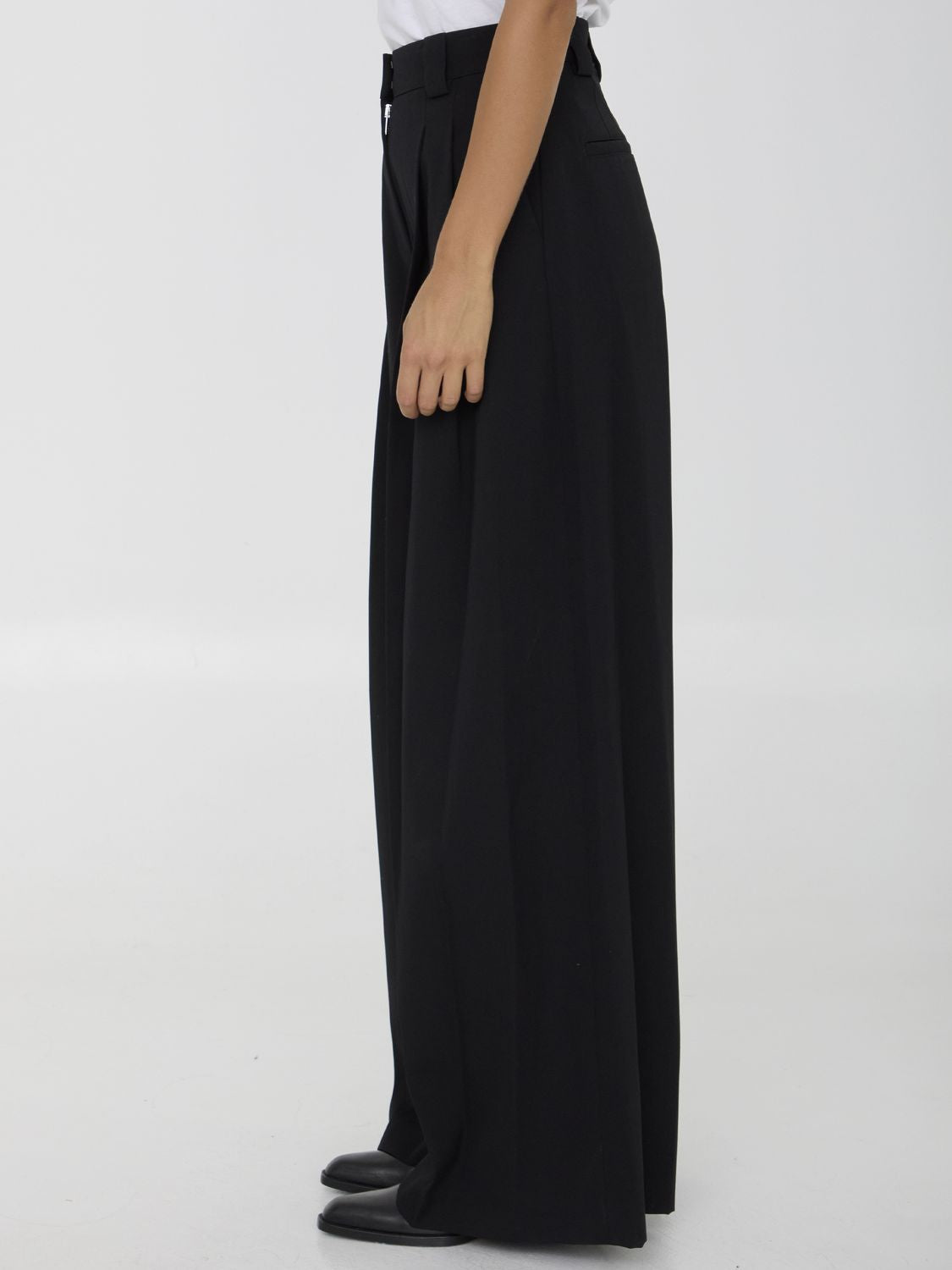 ALEXANDER WANG High-Waist Wide-Leg Pant