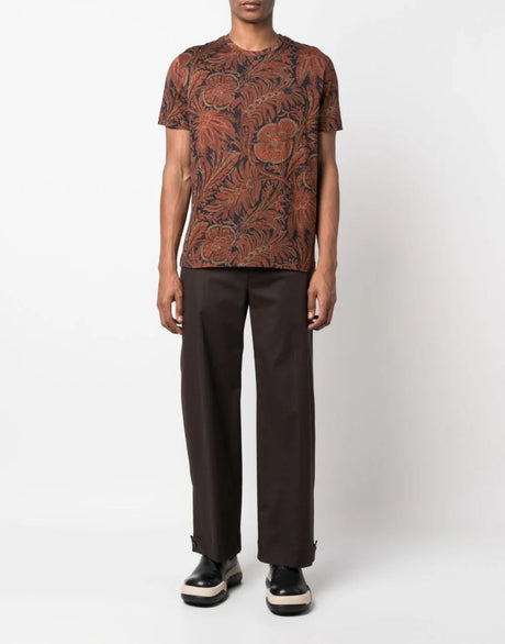 ETRO Paisley Print Short Sleeve T-Shirt