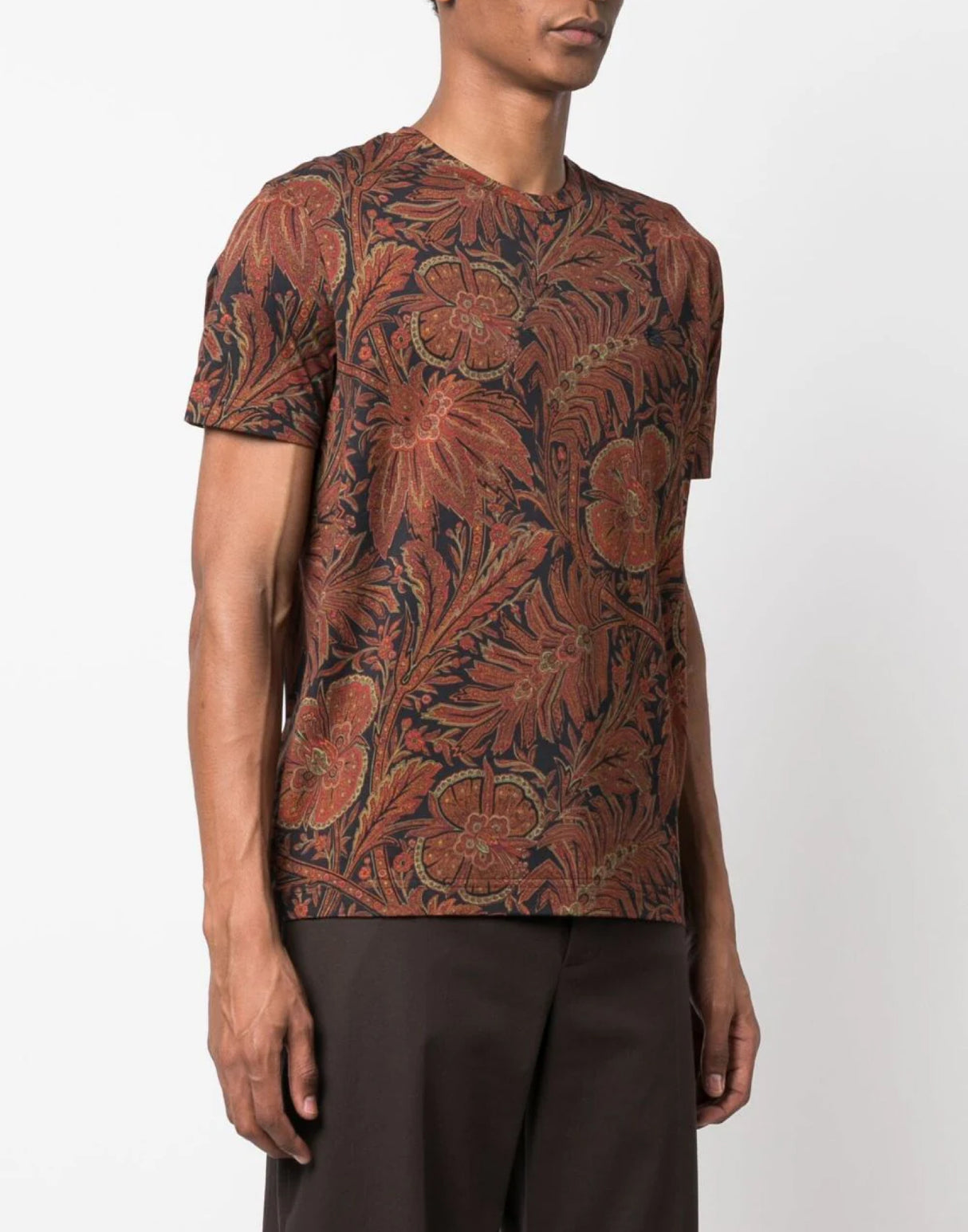 ETRO Paisley Print Short Sleeve T-Shirt