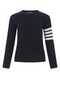 THOM BROWNE Essential Wool Sweater - Women's Classic Fit