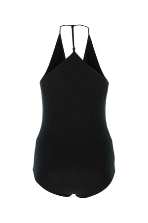 BOTTEGA VENETA Elegant Black Cashmere Blend Bodysuit