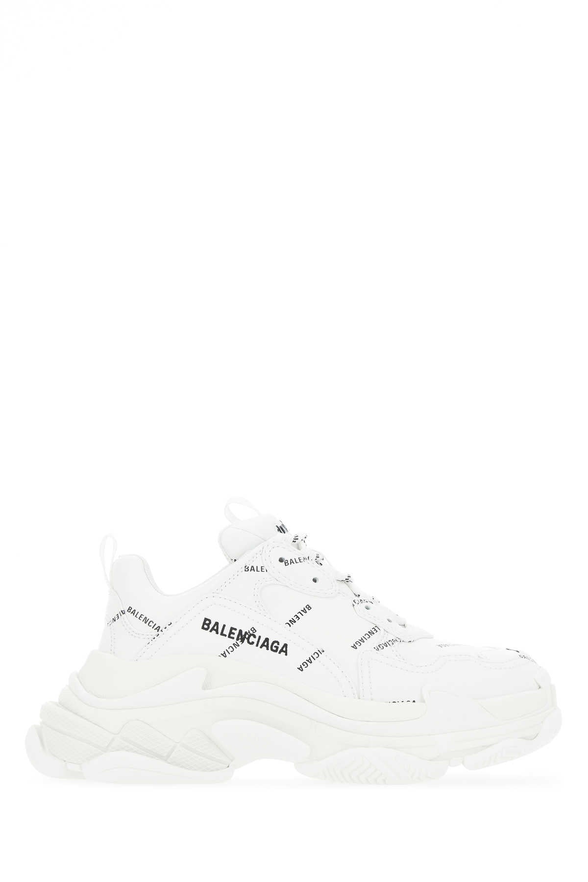 BALENCIAGA Synthetic Leather Triple S Sneakers for Women