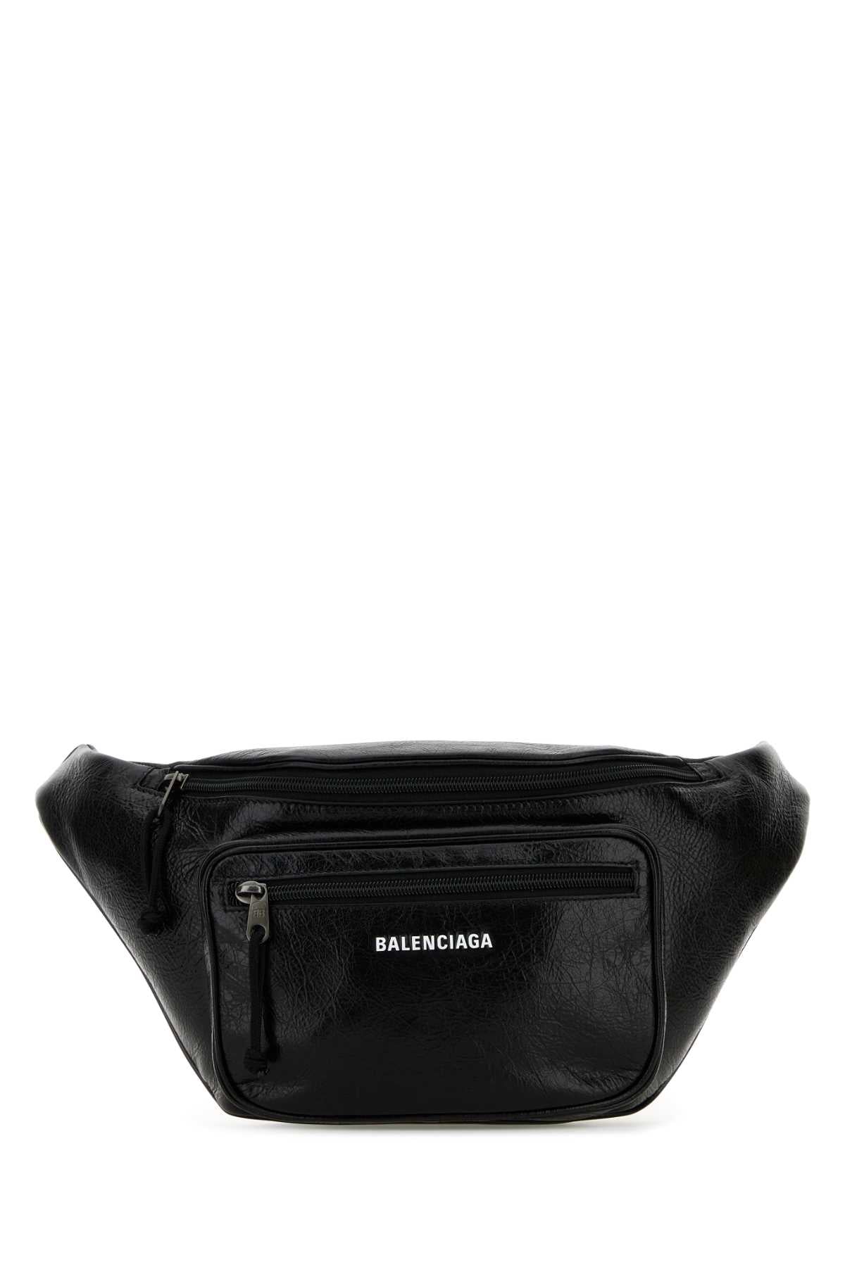 BALENCIAGA Leather Explorer Belt Handbag - 38cm Width