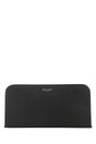 SAINT LAURENT Sophisticated Black Leather Wallet - 21 cm x 10 cm x 2.5 cm