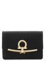 SALVATORE FERRAGAMO Mini Black Leather Coin Purse