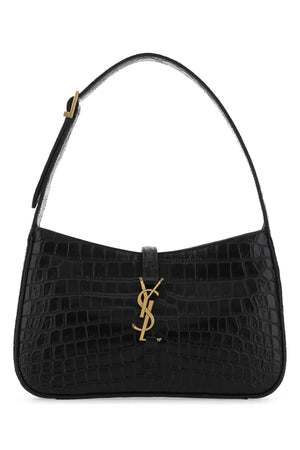 SAINT LAURENT Mini Black Leather Shoulder Bag