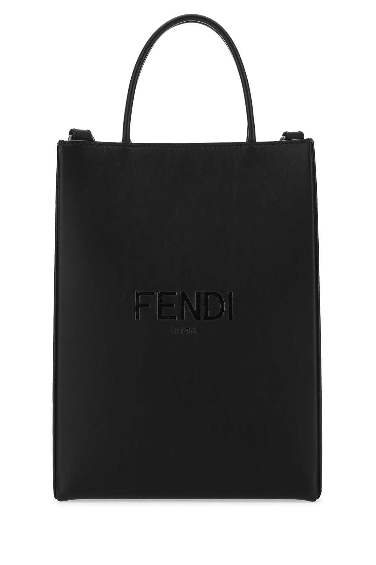 FENDI Mini Black Leather Handbag