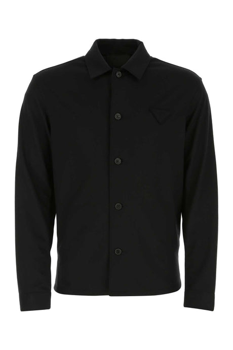 PRADA Sophisticated Wool and Cashmere Shirt for Men - Size 50