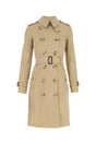 BURBERRY Cappuccino Cotton Trench Jacket for Women