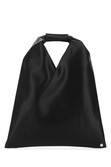 MM6 MAISON MARGIELA Black Synthetic Leather Handbag - 50cm x 45cm