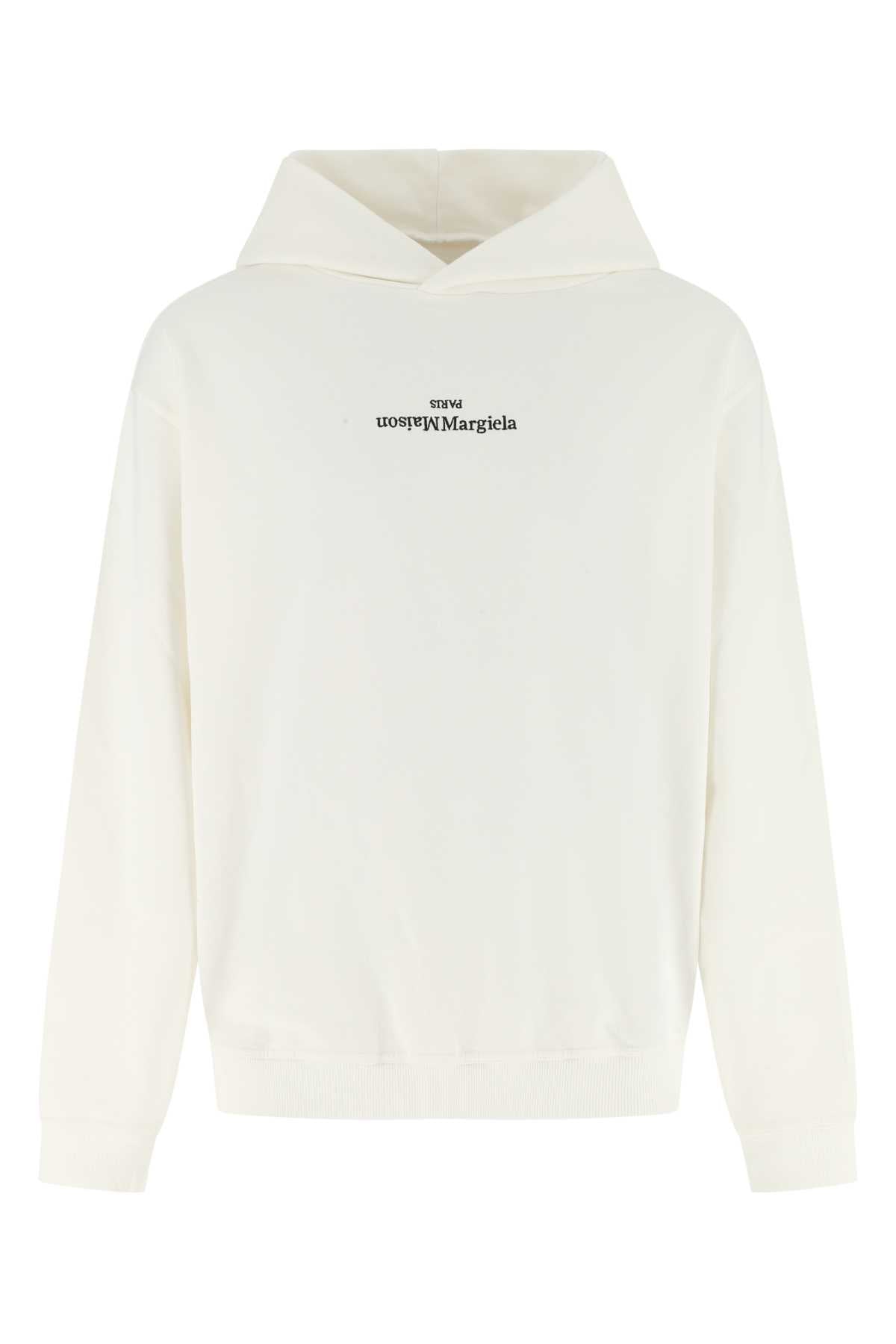 MAISON MARGIELA Ivory Oversized Cotton Sweater - Perfect for Every Occasion