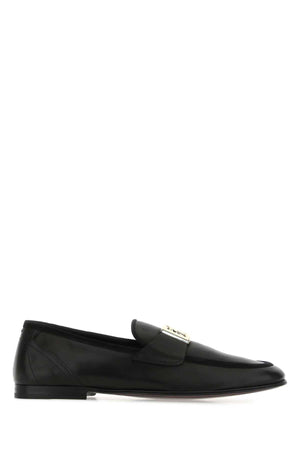 DOLCE & GABBANA Classic Black Leather Loafers