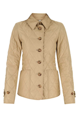 BURBERRY Classic Beige Polyester Jacket for Women