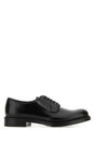 PRADA Classic Leather Lace-Up Shoes for Men