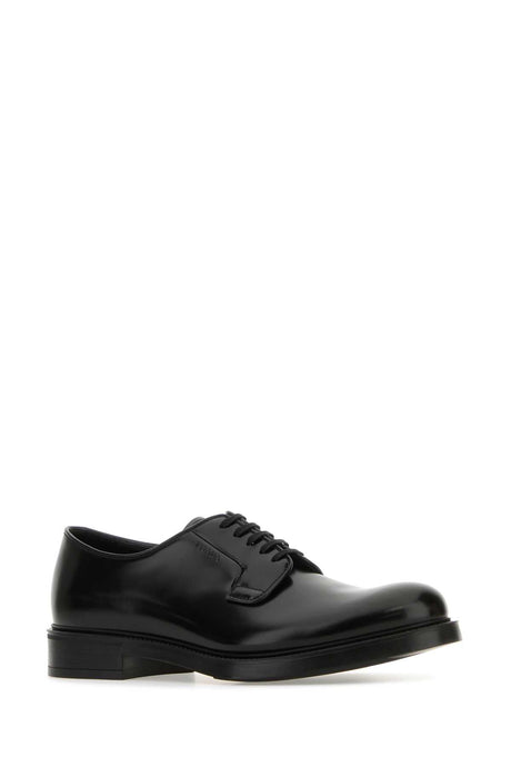 PRADA Classic Leather Lace-Up Shoes for Men