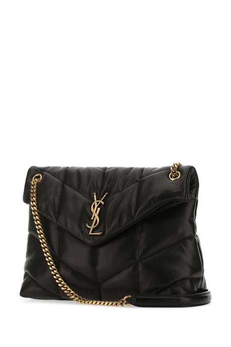 SAINT LAURENT Nappa Leather Medium Shoulder Handbag