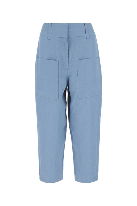 STELLA McCARTNEY Chic Light Blue Culotte Pants